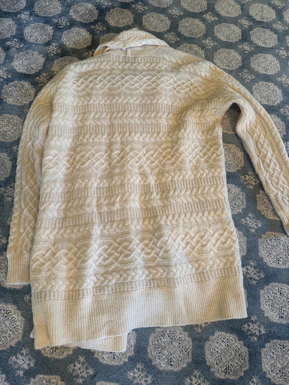 Lauren Ralph Lauren cardigan shawl cardigan sweater medium classic Medium $275 - Picture 8 of 11